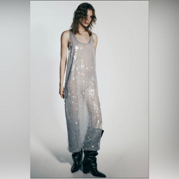 Zara Dresses & Skirts - NWT ZARA SEQUIN DRESS